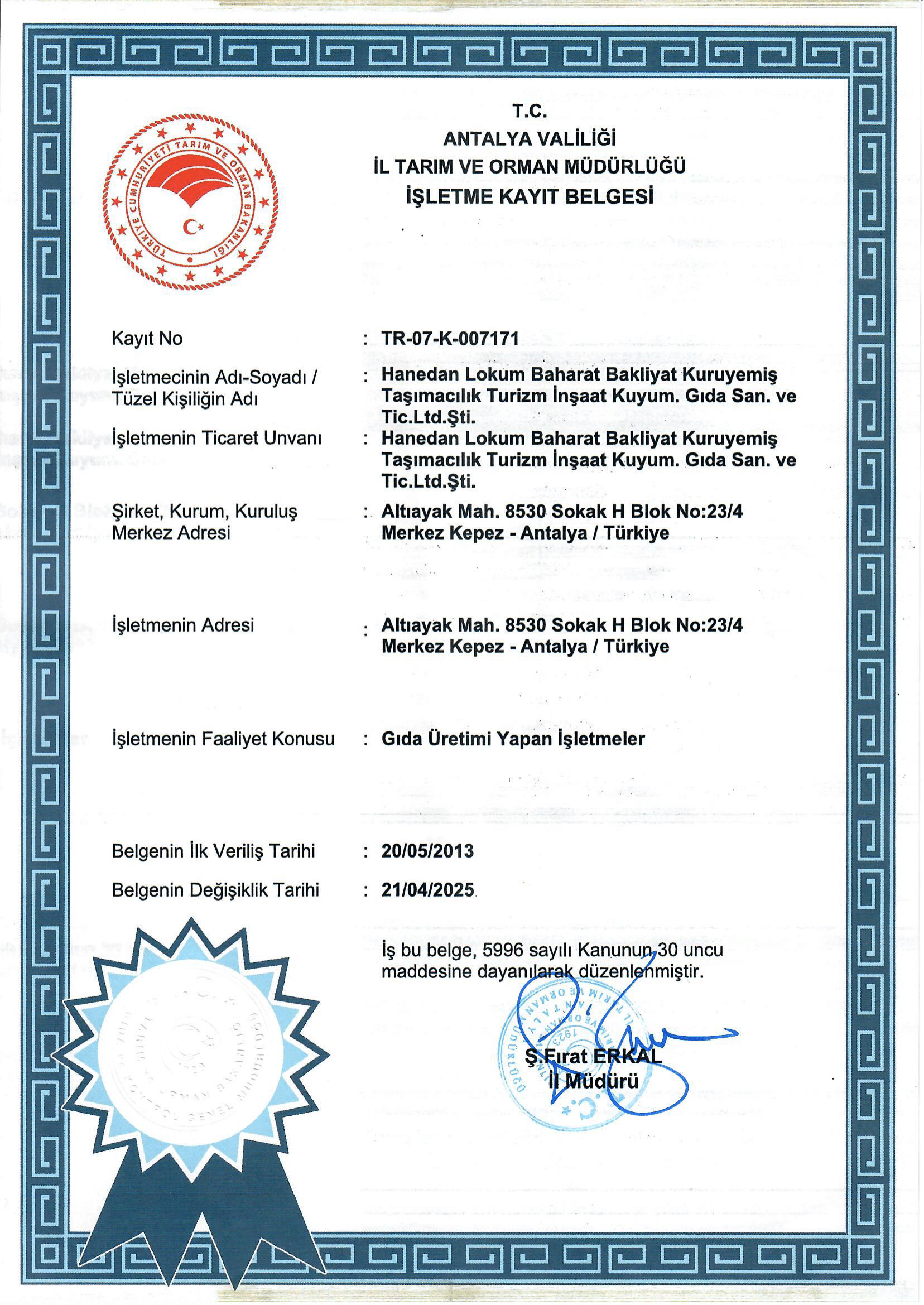 Kalite Yönetim Sistemi